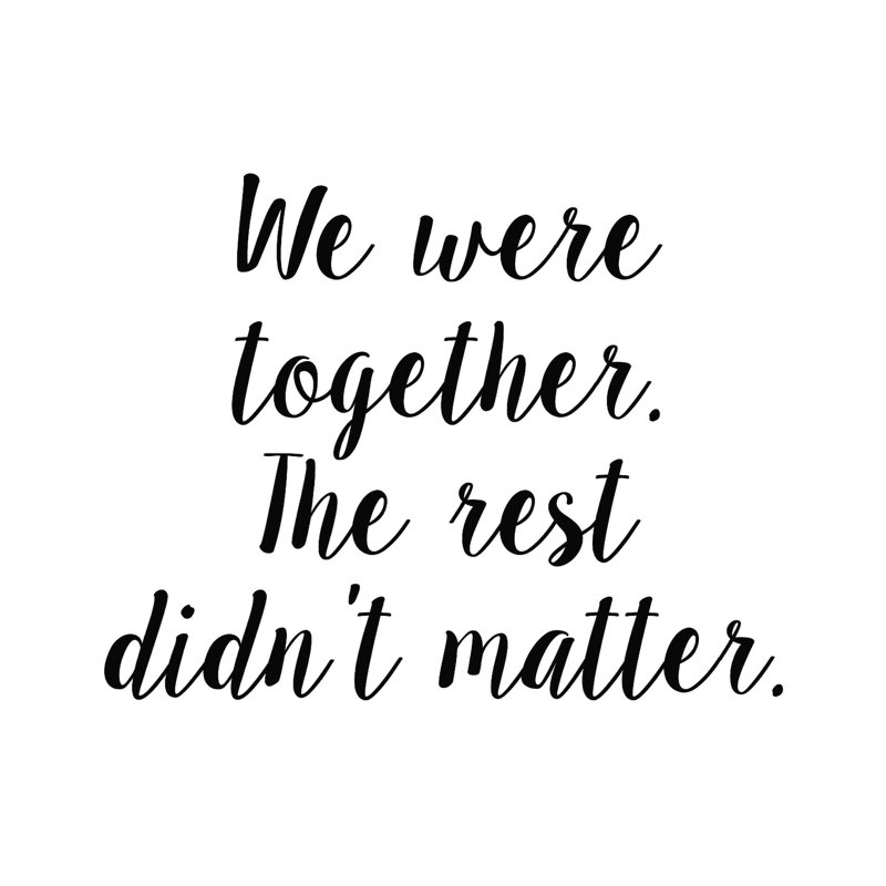 « Together », H 30 po x l 30 po x P 1,25 po