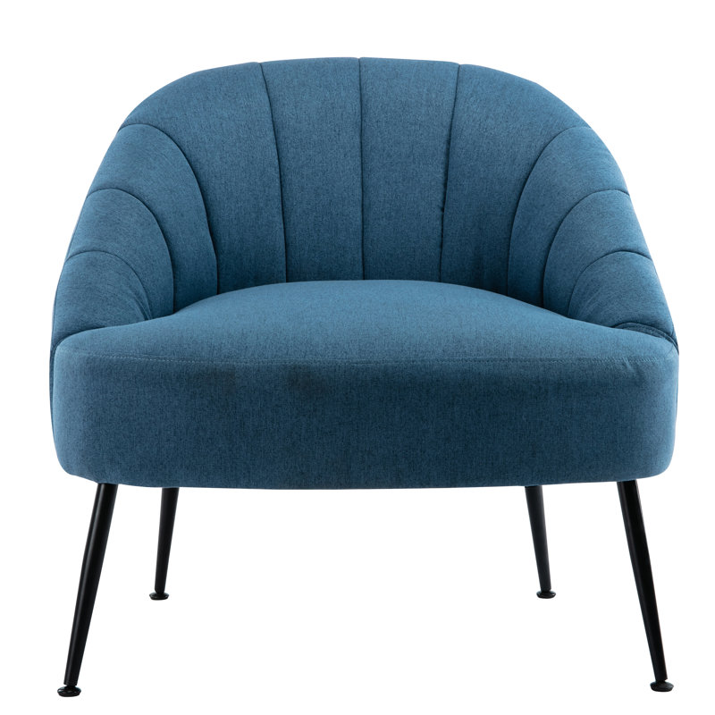 Hippolytus Upholstered Side Chair, Blue