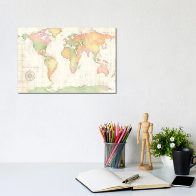 Bright World by Julia Purinton - Wrapped Canvas Gallery-Wrapped Canvas Giclée