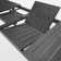 116 in. x 35.4 in. 10-Person Extra Large Extendable Rectangular Aluminum Outdoor Dining Table with Umbrella Hole