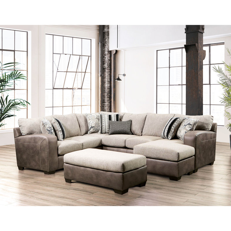 Upholstered Microfiber / Microsuede Footstool