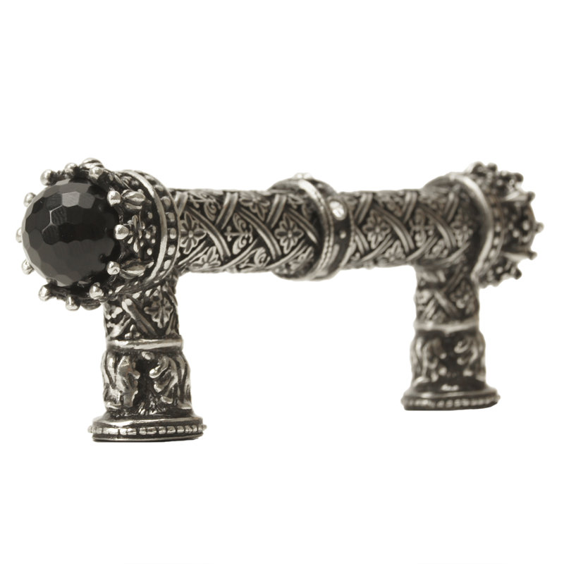 Carpe Diem 6528-9COX Crowning Glory Queen Penelope Chalice Queen Penelope 3 inches c.c. pull w/ Swarovski Crystals & semi‐precious stones in Chalice