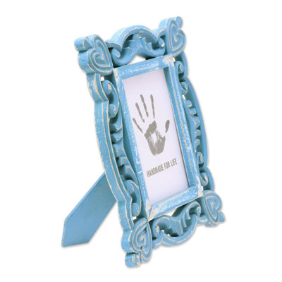 Maxman Blue Matte Picture Frame