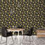 Just Kitchens Citron Botanical Leaf 33' L x 21" W Wallpaper Roll-71254284