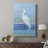 Wading Egret II -Custom Wrapped Gallery Cavas