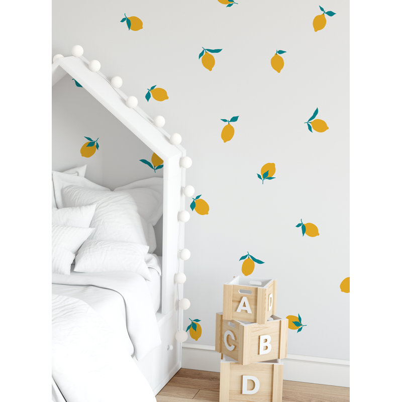 Adhésif décoratif citron, Jaune foncé
