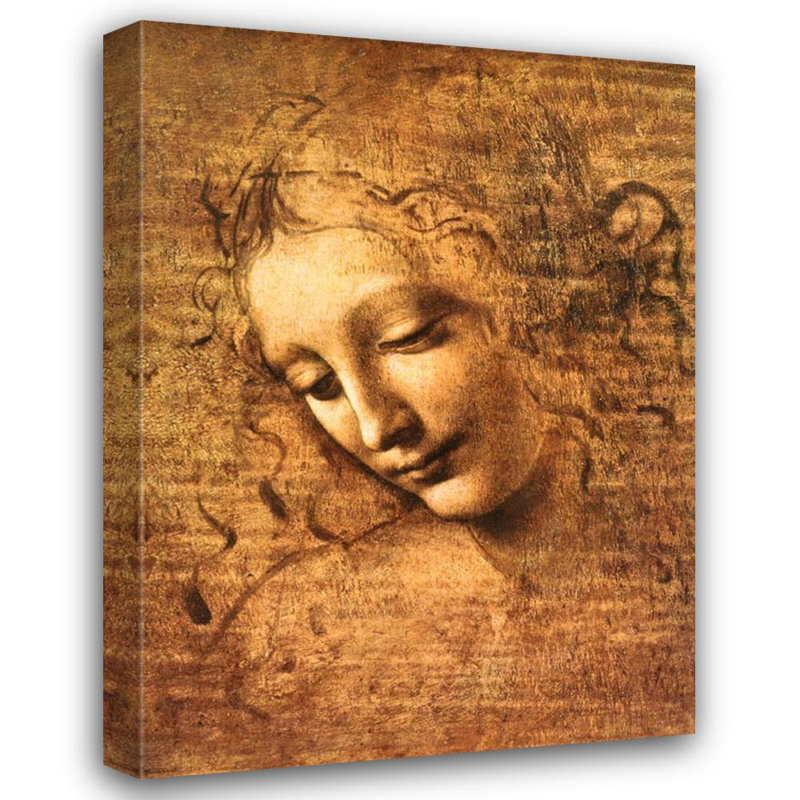 Tête féminine (La Scapigliata), H 24 po x l 18 po