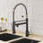 Kitchen Faucet With Pull Down Sprayer, Single Handle Single Lever Kitchen Sink Faucet-125507753