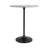 Modern Glam Metal And Marble Accent Table With Sleek Round Top And Textured Pedestal Base-1582226943-1582226936