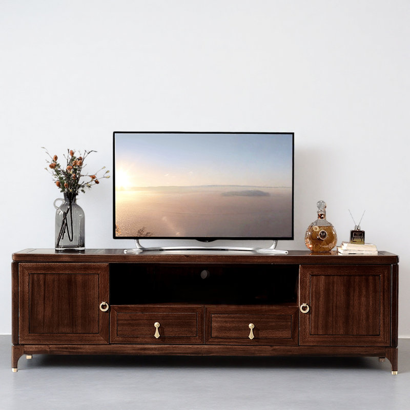 Creative Solid Wood TV Cabinet