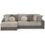Méridienne 2 pièces avec coussins de siège Stafford et coussins décoratifs Stafford-727234875-727234874