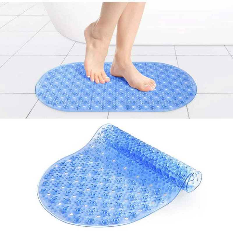 Shower Bathtub Mat, Blue