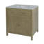 Meuble-lavabo en marbre brun clair clair Celine-866706726
