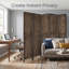 Paravent 67 po, écran d'intimité réglable à 360 ° 4/6 avec cadre en bois massif 67 po, cloison décorative entièrement assemblée pour le bureau de la chambre à coucher-486821781-486821783
