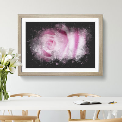 Pink Rose Flower Vol.1 - Picture Frame Graphic Art