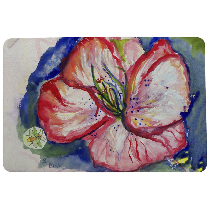 Tapis d'entrée Kylah, Rectangle 1 pi 6 po x 2 pi 2 po