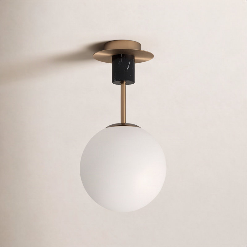 Plafonnier semi-encastré 1 lumière 9,75 po Drake
