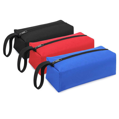 3 Pack Tool Pouch Zipper Bag, Small Tool Bag, Multipurpose Storage Pouch, 8.3 x 2.8 x 3.5 Inch