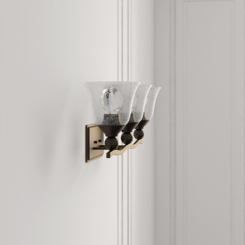 Bolla 3-Light Vanity Light, Olde Bronze