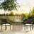 Outsunny Patio Wicker Dining Chair Set of 2