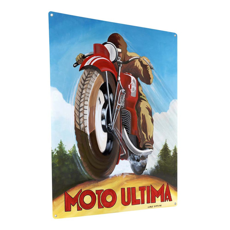 Moto Ultima, impression sur métal