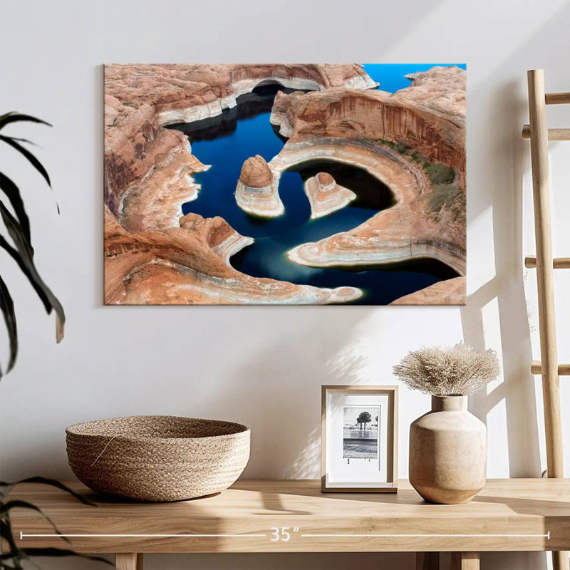 Lac Powell d'en haut, H 16 po x l 24 po