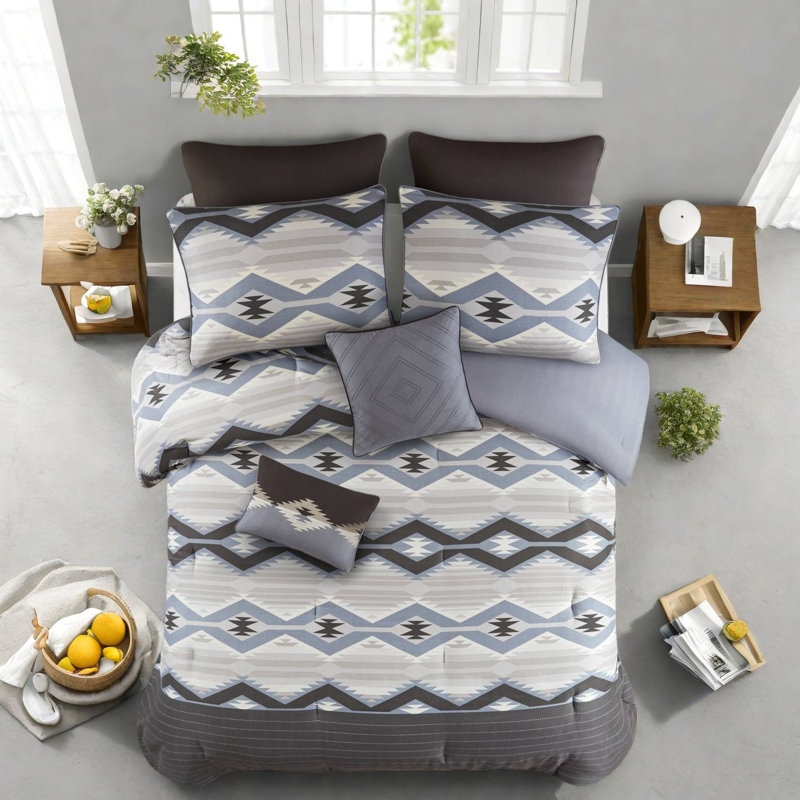 Piece Queen Bedding Sets Polyester Rustic Modern Comfort For Home