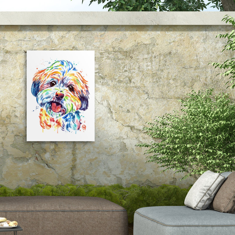 Toile d'extérieur Lisa Whitehouse Shorkie, H 14 po x l 19 po