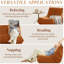 Fauteuil d'appoint luxueux avec coussins capitonnés-1738985714