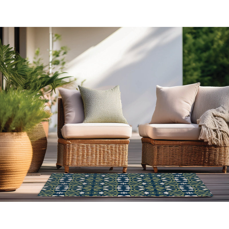 Savanah Outdoor Rug, Rectangle 4' x 6'