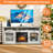 Rustic Elegance Fireplace TV Stand – Cozy Warmth Meets Everyday Function