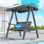 Porch Swing with Canopy-1299455839
