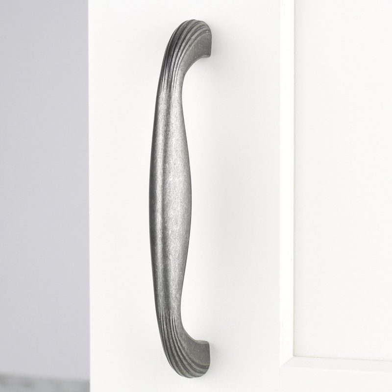 Poignée arche 3 3/4" center to center Sunglow, Nickel satiné