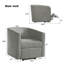 Fauteuils inclinables Comfort Lift, gris chenille, espaces compacts modernes