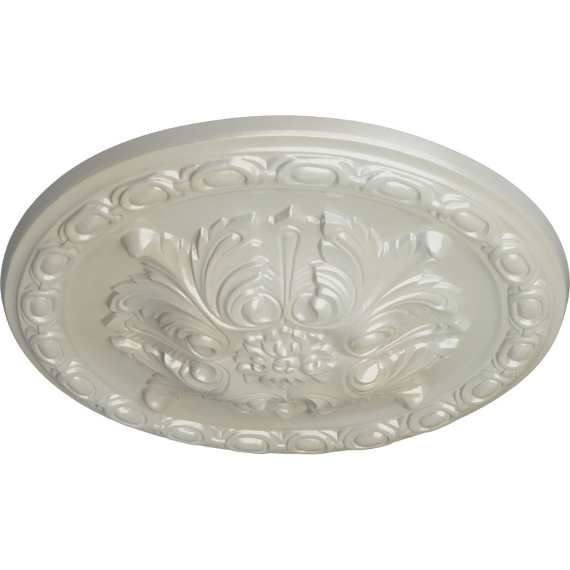 Médaillon de plafond H 11,75 po x l 11,75 po Stockport, Bleu Flash