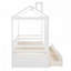 Lit en bois avec deux tiroirs House House