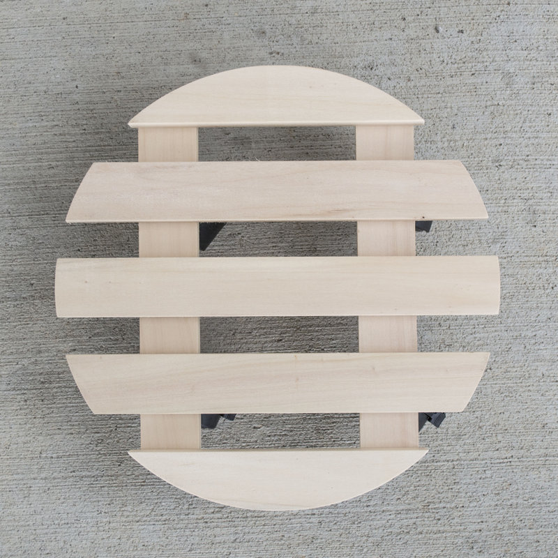 Wood Caddy Plant Stand