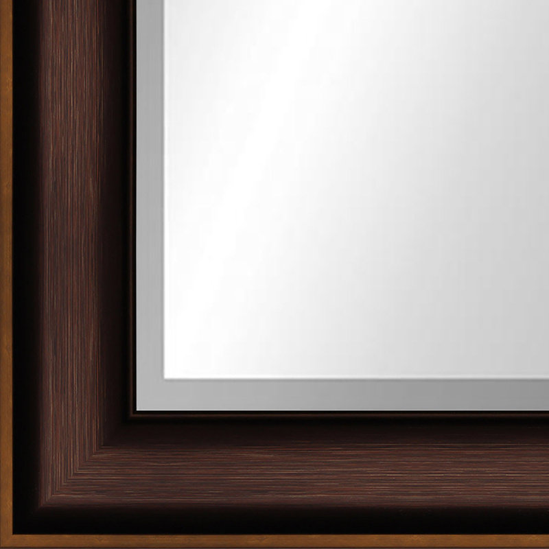 Metropolis Flat Mirror, 34" x 28", Bronze