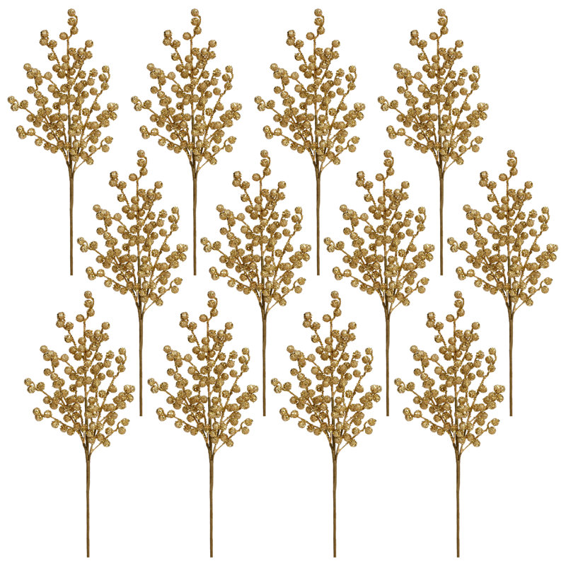 Berry Spray, Set Of 12 -  25 Inches