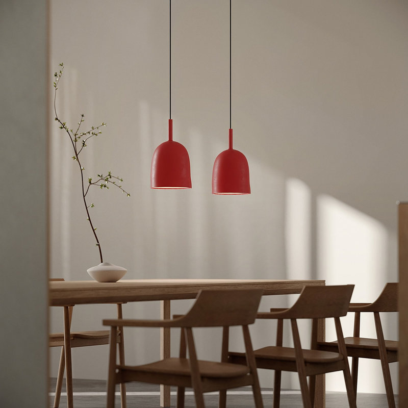 Vessel Pendant Light, Canyon, 18.5'' H x 9'' W x 9'' D, Black