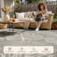 Tapis d'extérieur tissé tropical résistant aux rayons UV ivoire / gris-1581490121-1585541000