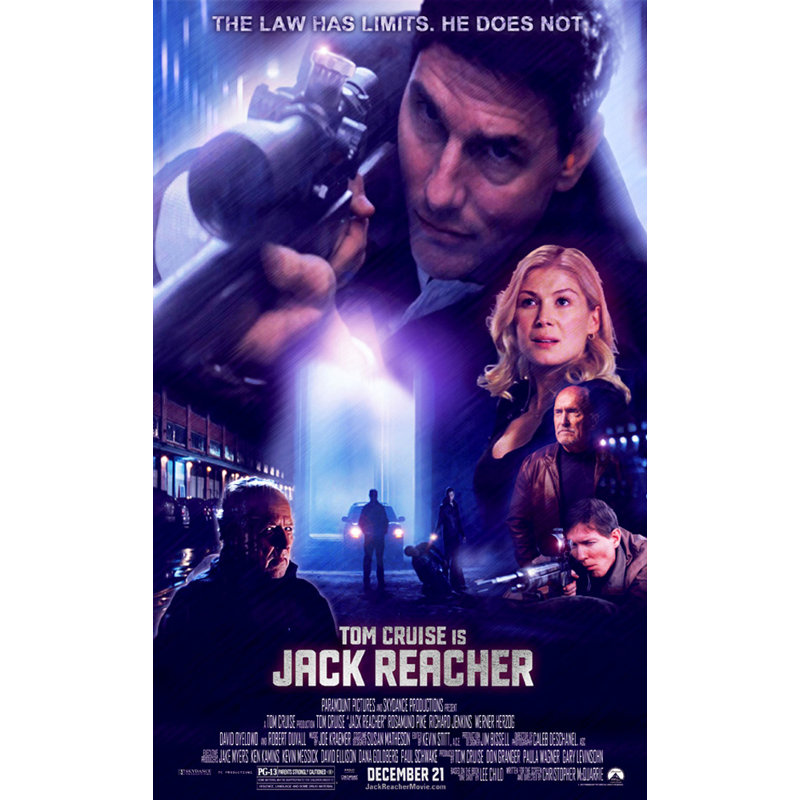 Jack Reacher, 24" H x 15" W