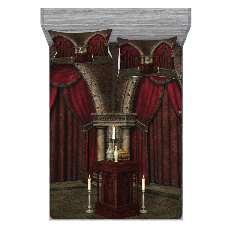 Microfiber Sheet Set, Queen Sheet Set with Fitted Sheet