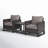 Braxley Wicker 2 - Person Patio Conversation Set with Cushions-1587680884-1587680874