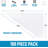 Zulay Kitchen 100 Pieces Disposable Piping Bags 12 Inches