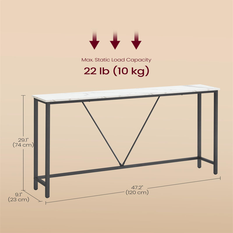 Areil 10cm Console Table