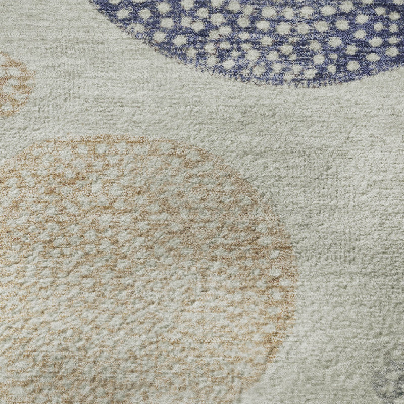 Premium Machine Washable Farolt AMF1897 Geometric Rug, Runner 2'3" x 7'6"