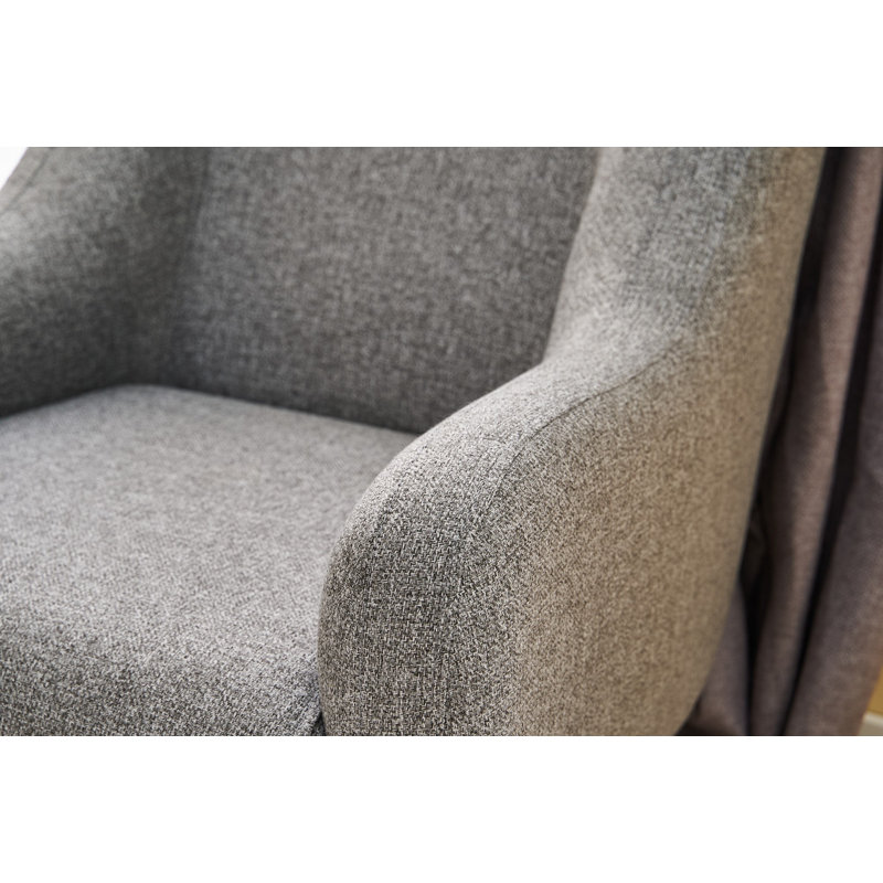 Allinson Upholstered Accent Chair, Grey