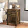 1-Drawer Nightstand with Storage Shelf