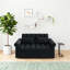 Canapé-lit double 56 po avec coussins moelleux-1148006175